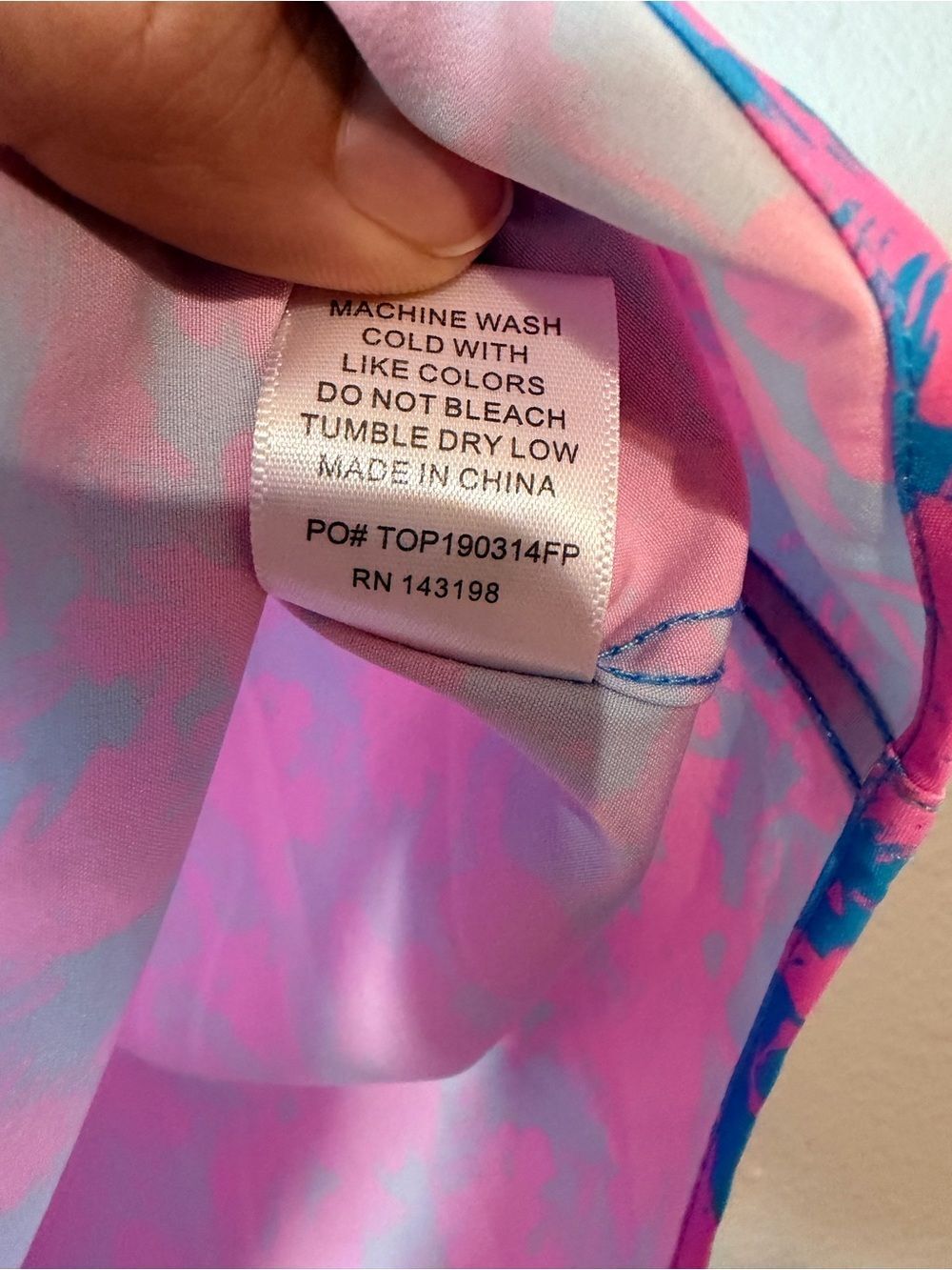 Chubbies Mens Short Sleeve Button Up Shirt Small Blue Pink Floral Bright - Picture 7 of 7